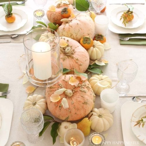 12 Simple Fall Table Ideas - Modern Glam - Entertaining