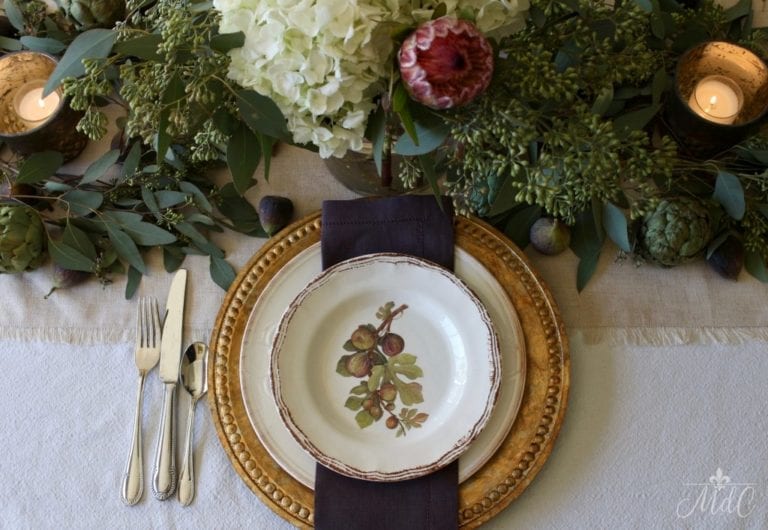 12 Simple Fall Table Ideas - Modern Glam - Entertaining