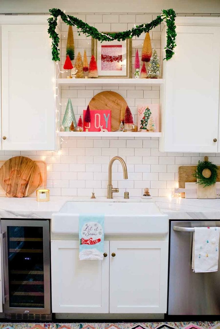 Our Modern Farmhouse Christmas Home Tour - Modern Glam