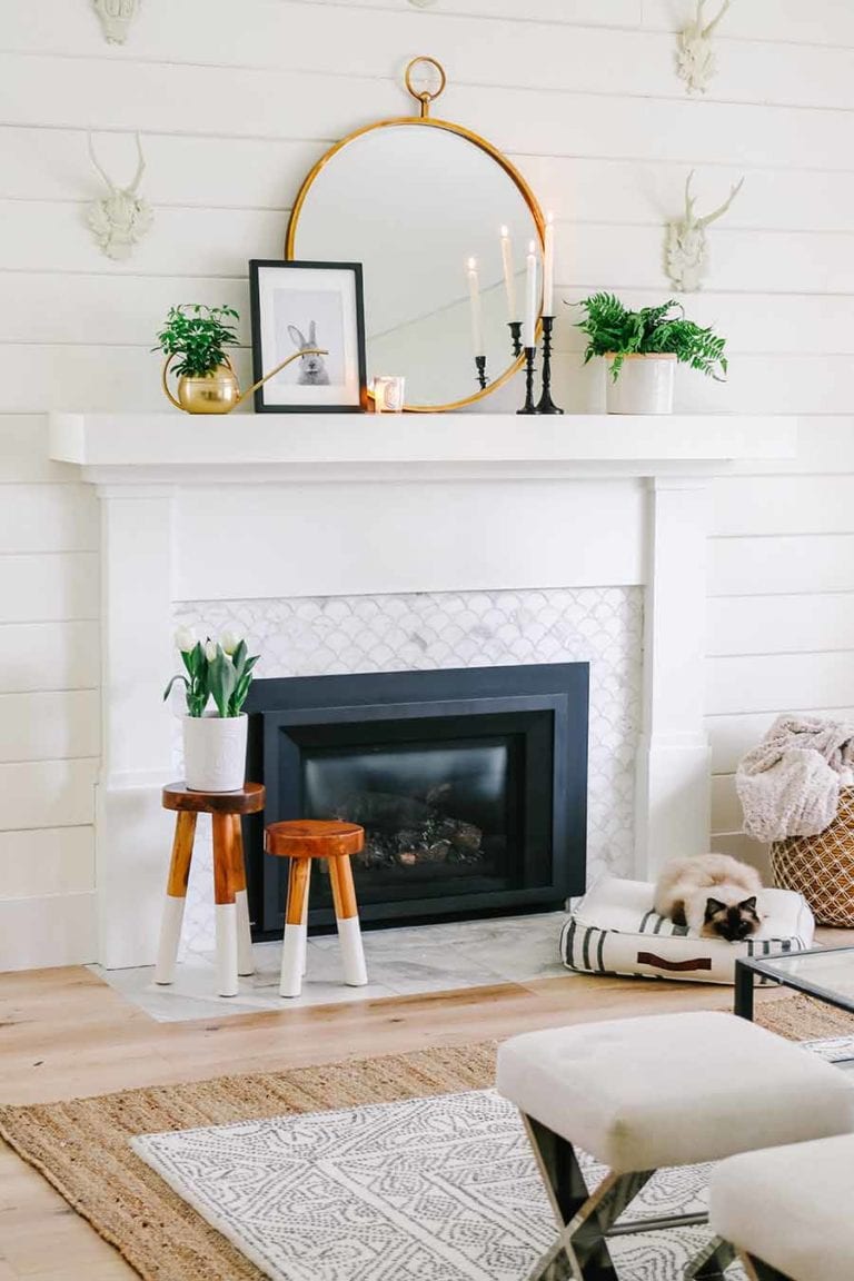 18 Spring Mantel Decorating Ideas Modern Glam Interiors