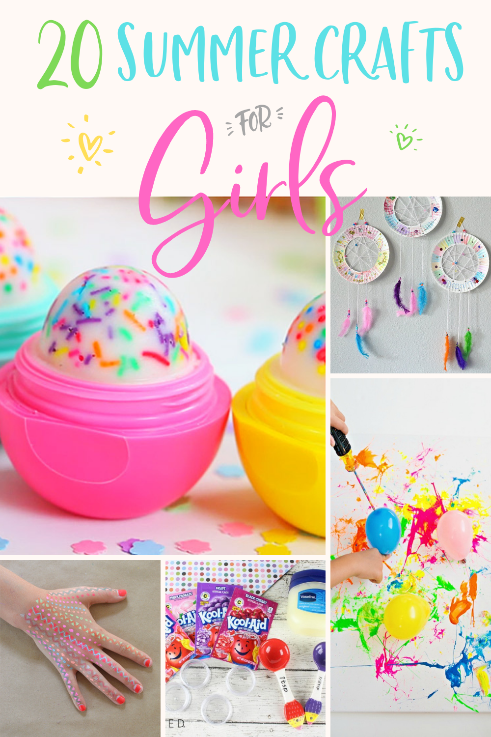 20 Easy DIY Crafts For Girls Modern Glam