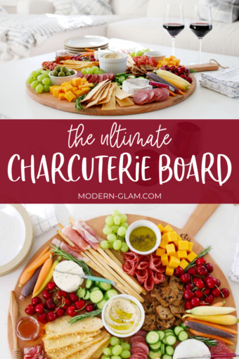 How to Make A Charcuterie Board - Modern Glam - Entertaining