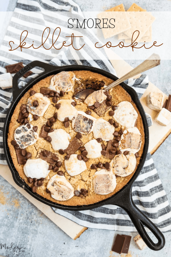 Indoor S'mores Skillet Cookie - Modern Glam - Recipes