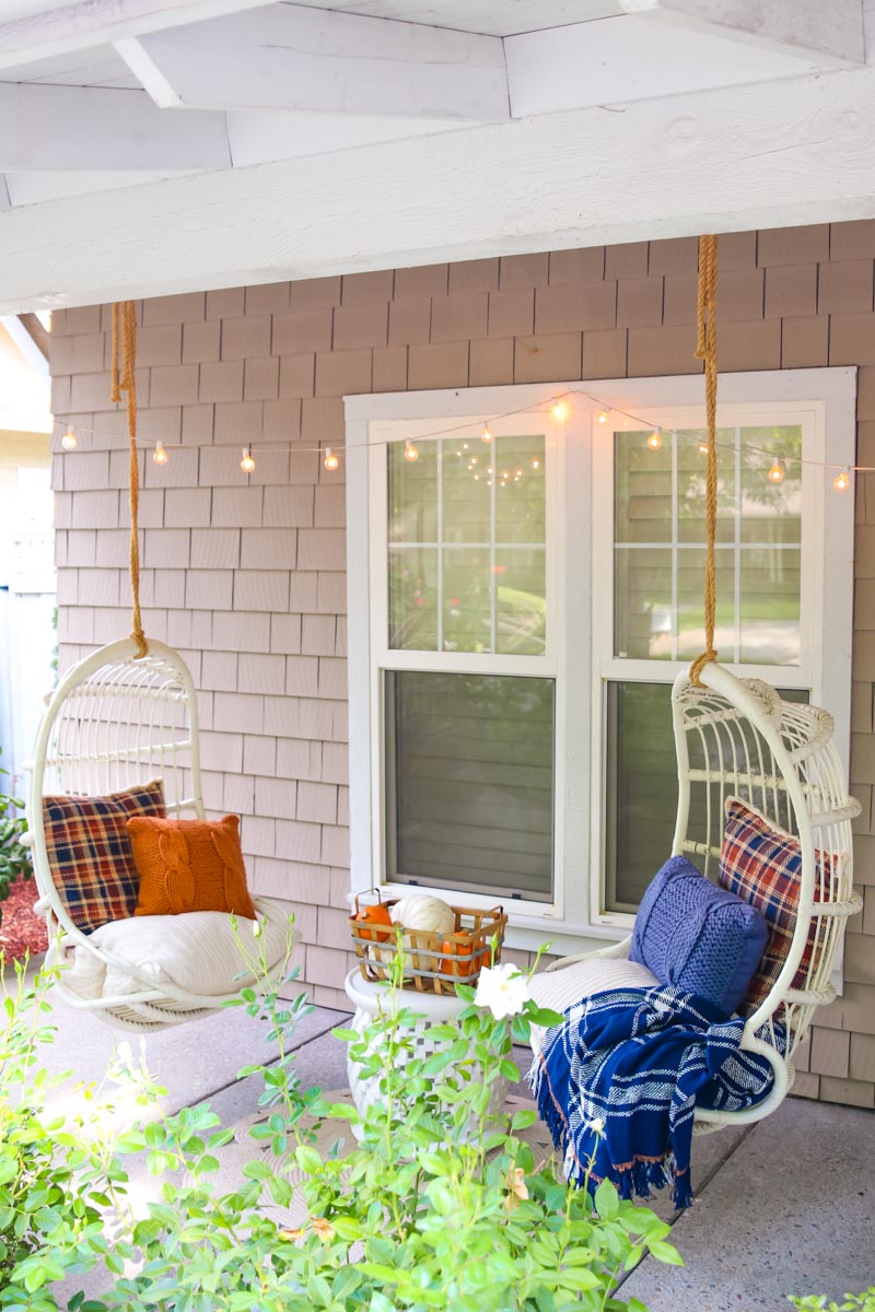 How To Create A Beautiful Fall Porch - Modern Glam