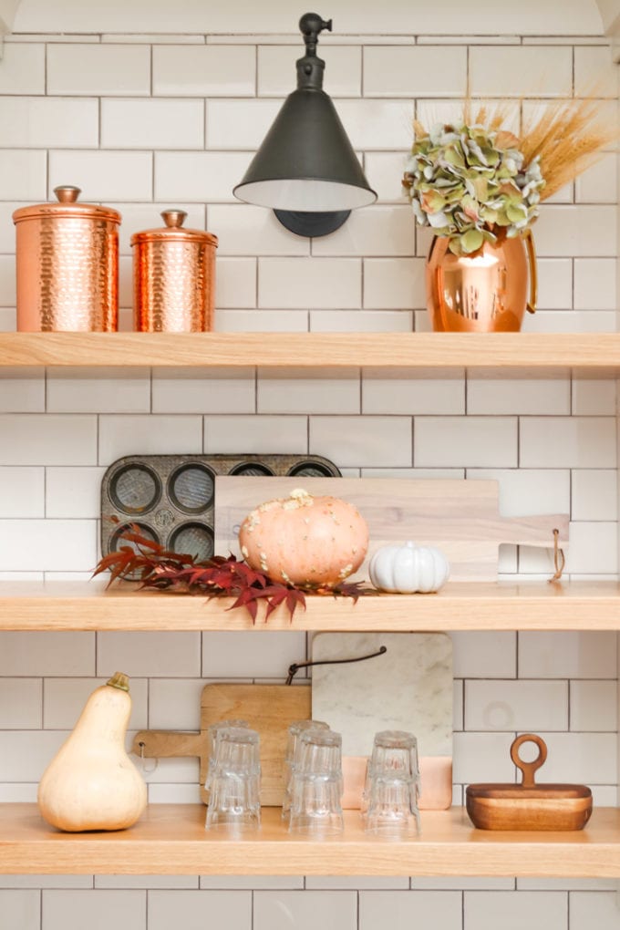 My Cozy Fall Kitchen Home Tour - Modern Glam - Interiors