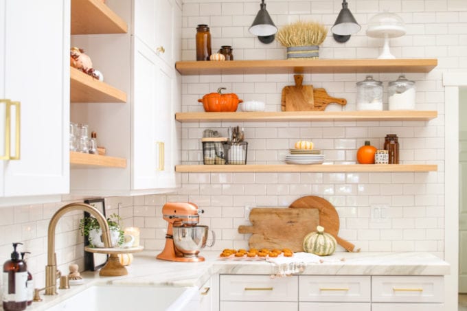 Modern Rustic Fall Kitchen Decor - Cherished Bliss