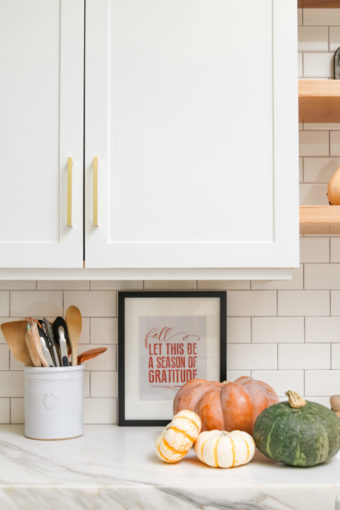 My Cozy Fall Kitchen Home Tour - Modern Glam - Interiors