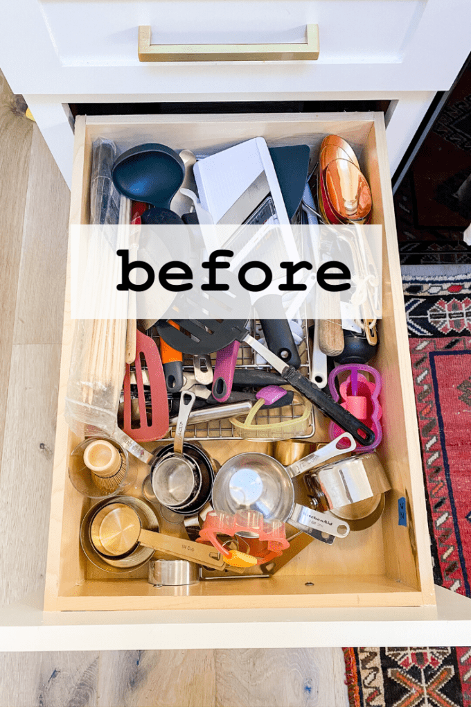 How To Organize Kitchen Drawers - Modern Glam - Interiors