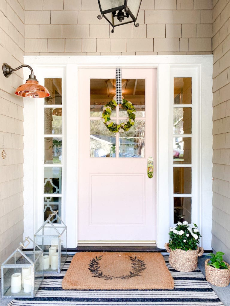 Easy Front Porch Decorating Ideas for Spring and Summer - Modern Glam