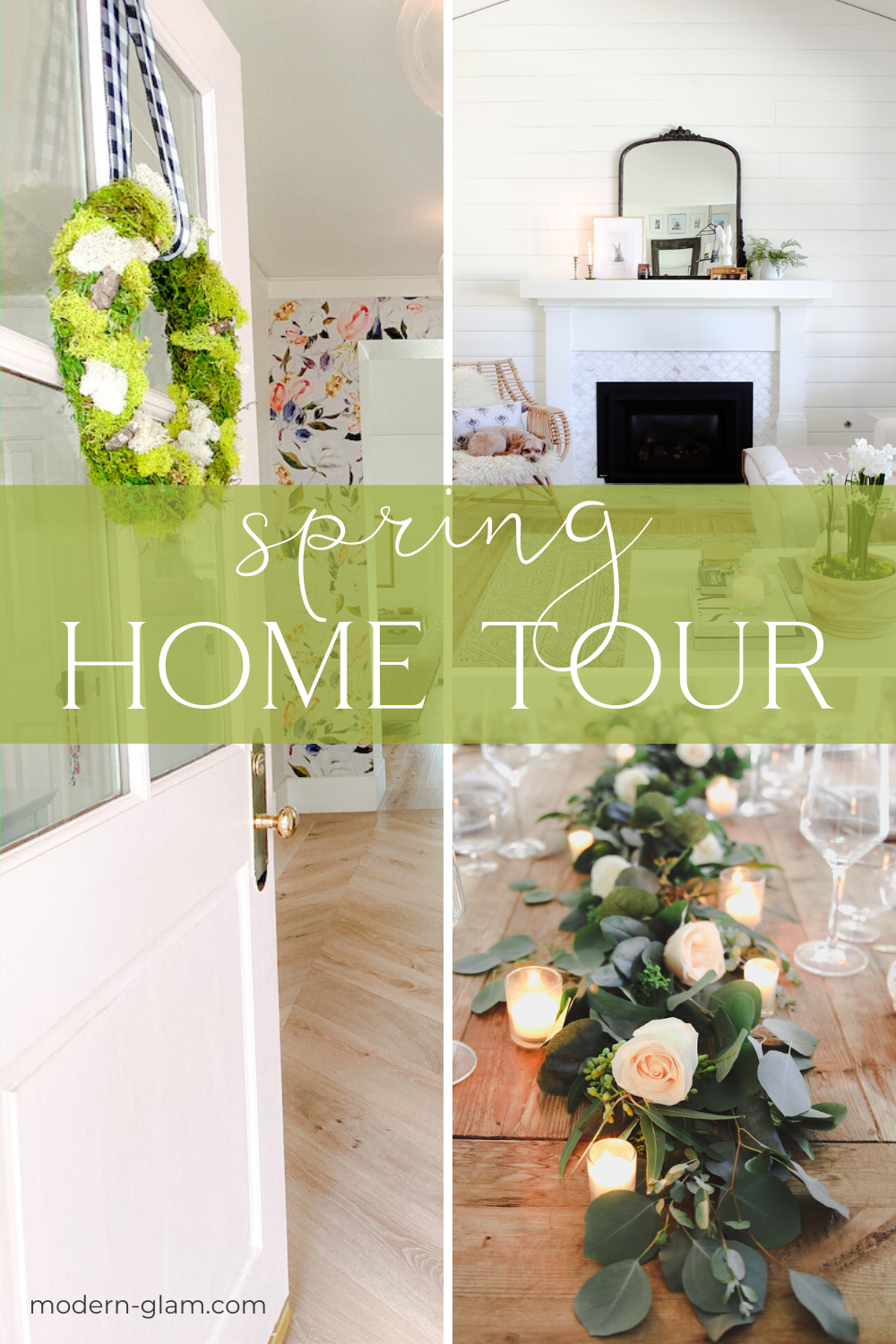 How To Decorate Your Home For Spring - Modern Glam