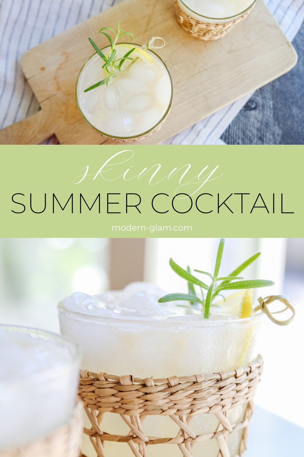 Easy Summer Cocktail Recipe - Modern Glam - Recipes