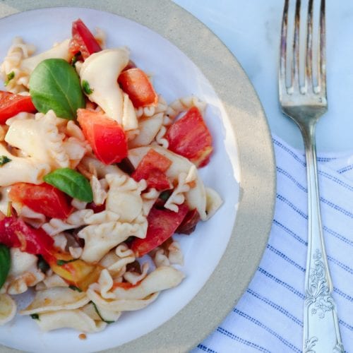 Pasta Salad With Summer Tomatoes - Modern Glam