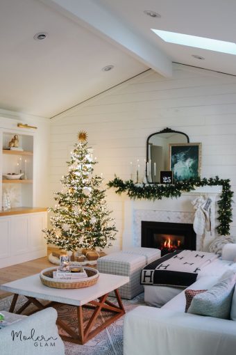 Cozy Minimalist Christmas Home Tour - Modern Glam