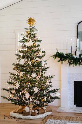 My Scandinavian Inspired Christmas Tree - Modern Glam