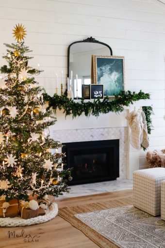 My Scandinavian Inspired Christmas Tree - Modern Glam