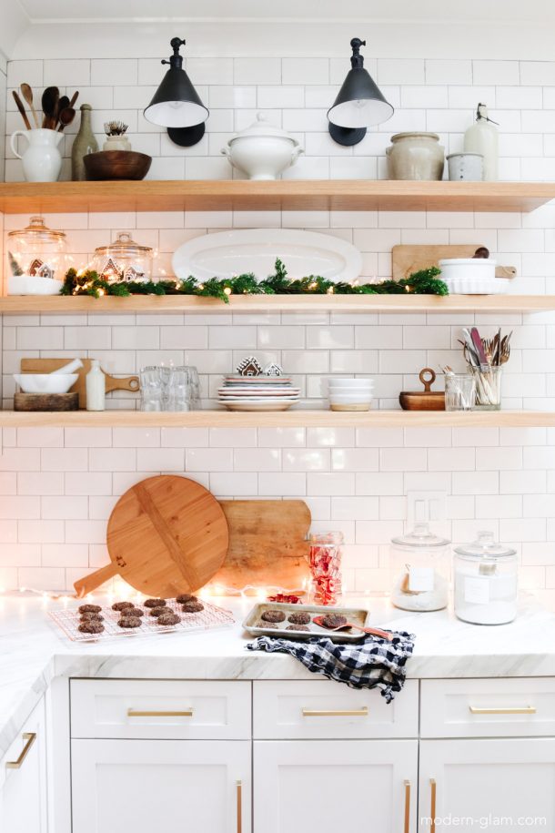 Christmas in Our Cozy Kitchen - Modern Glam - Interiors