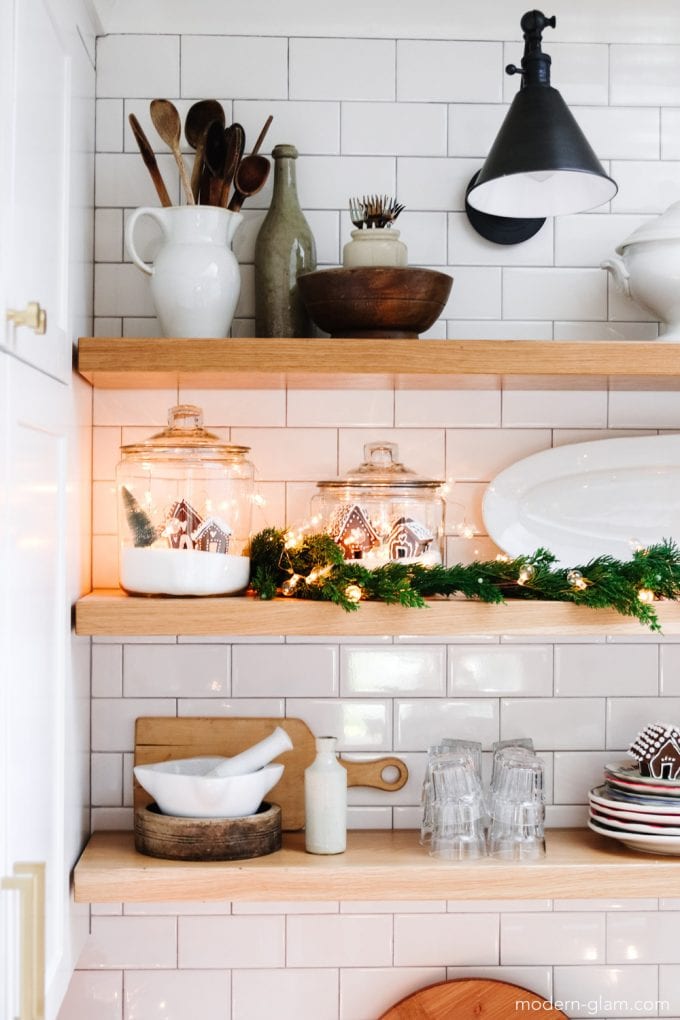 Christmas in Our Cozy Kitchen - Modern Glam - Interiors