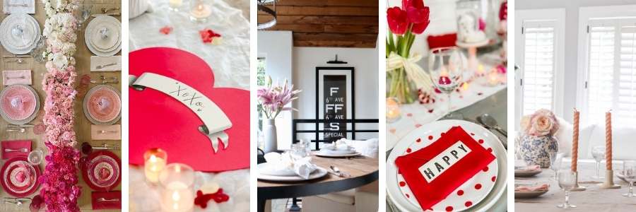 9 Valentine's Day Table Decorations - How To Set A Valentine's Day Table  with Flowers