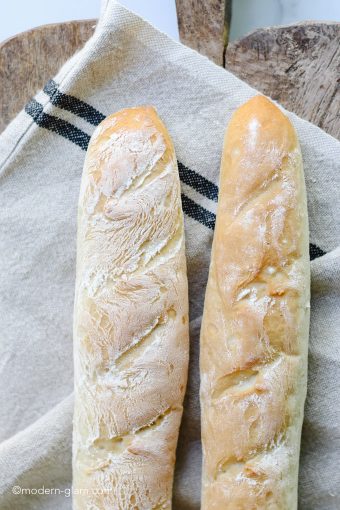 Crusty French Baguette Recipe - Modern Glam - Recipes