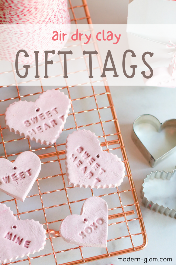 Handmade with love simple white custom gift tags