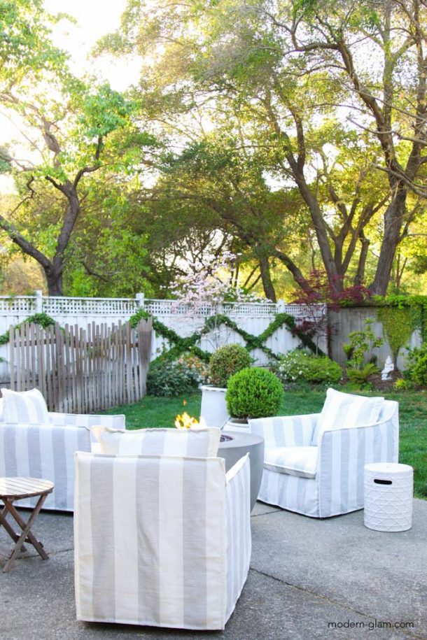 Create An Outdoor Living Space You'll Love - Modern Glam