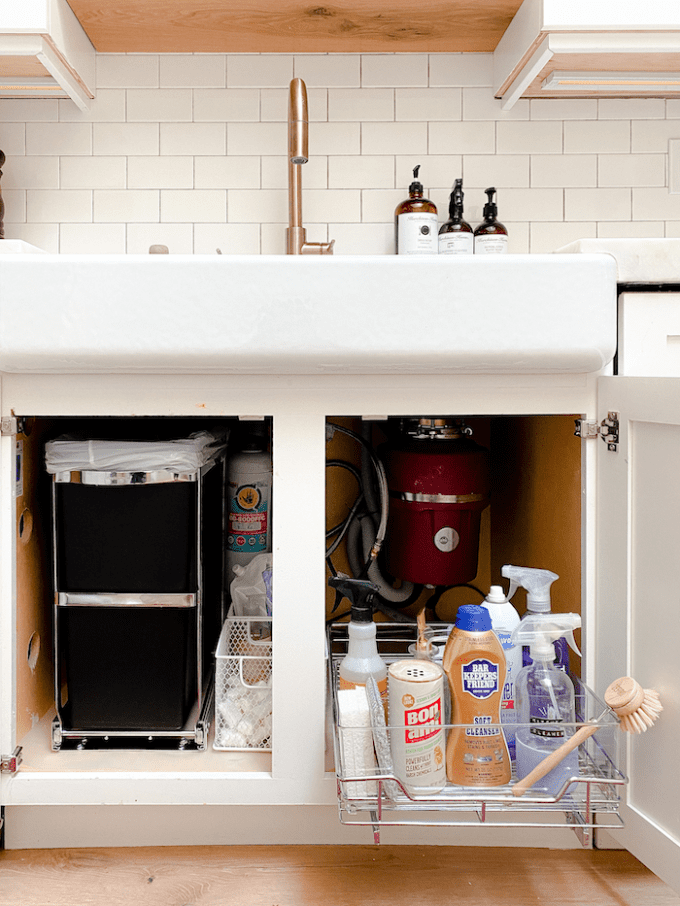 Organising under the kitchen sink - From Great Beginnings