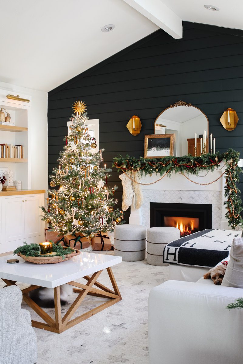 Our Scandi Christmas Home Tour - Modern Glam - Interiors