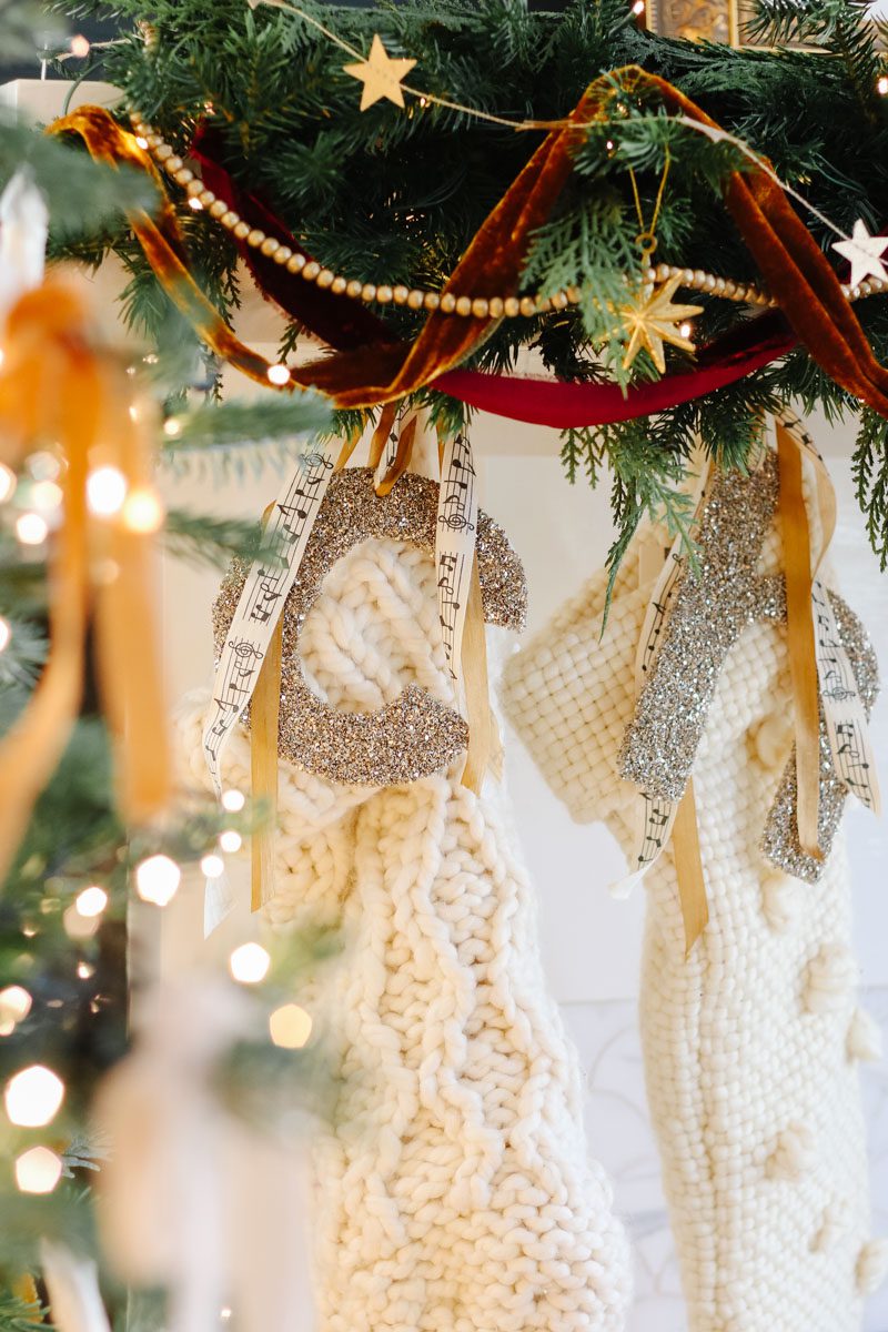 The Prettiest DIY Stocking Tags - Modern Glam - DIY