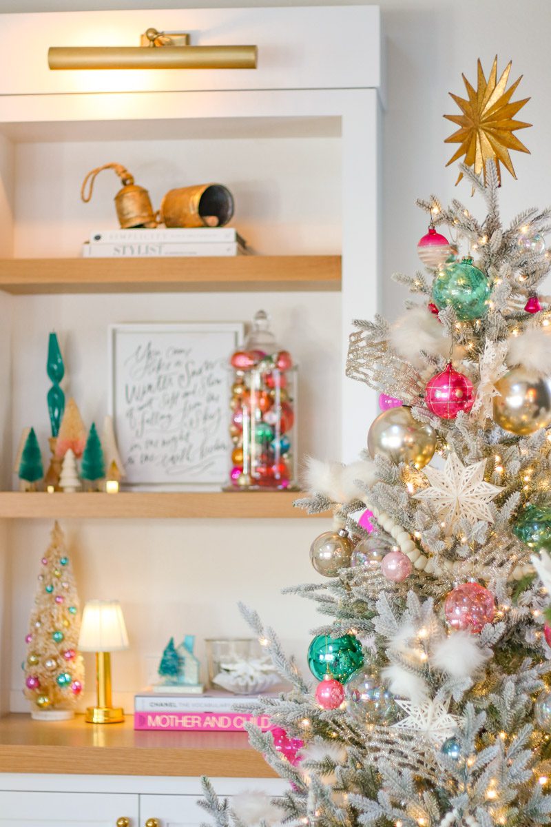 Easy DIY for Pink Christmas Ornaments - MY 100 YEAR OLD HOME