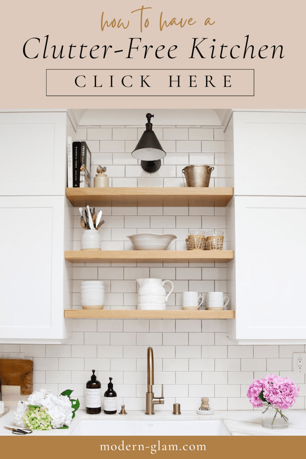 Kitchen shelf ideas for stylish and clutter-free space